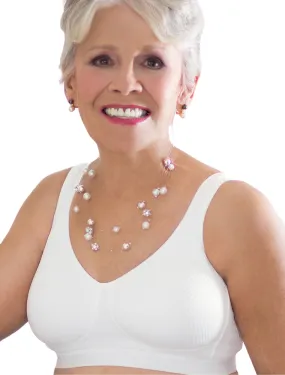 ABC American Breast Care Seamless Massage Bra, White | White Massage Bra ABC