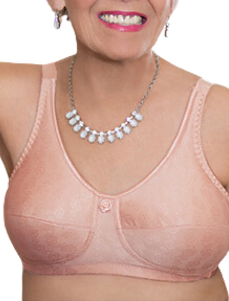 American Breast Care Rose Contour Mastectomy Bra, Rose | ABC Rose Mastectomy Bra | Rose Soft Cup Pocketed Bras