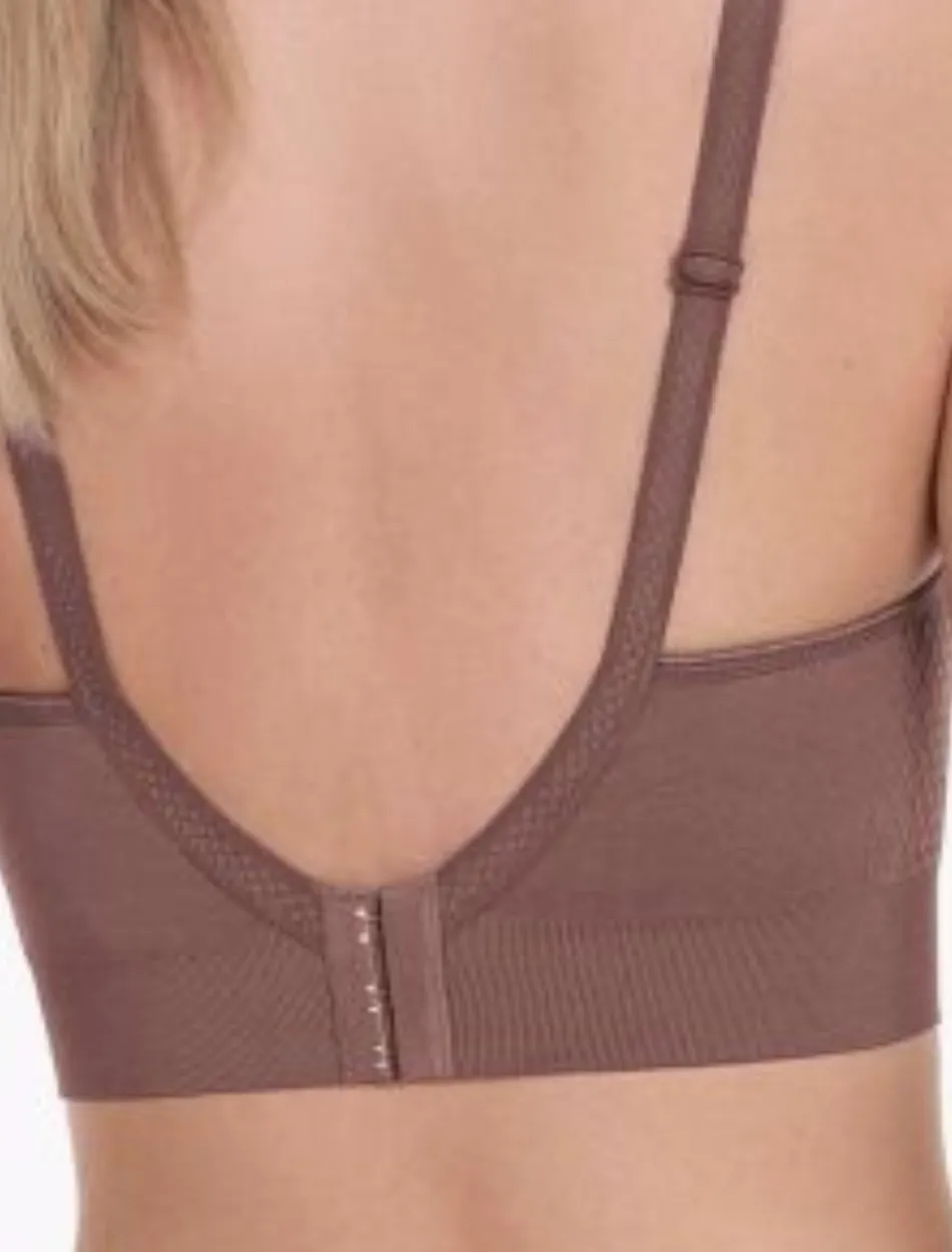 Anita Lotta Wire Free Mastectomy Bra, Berry | Berry Post Mastectomy bra | Berry Molded Mastectomy Bras