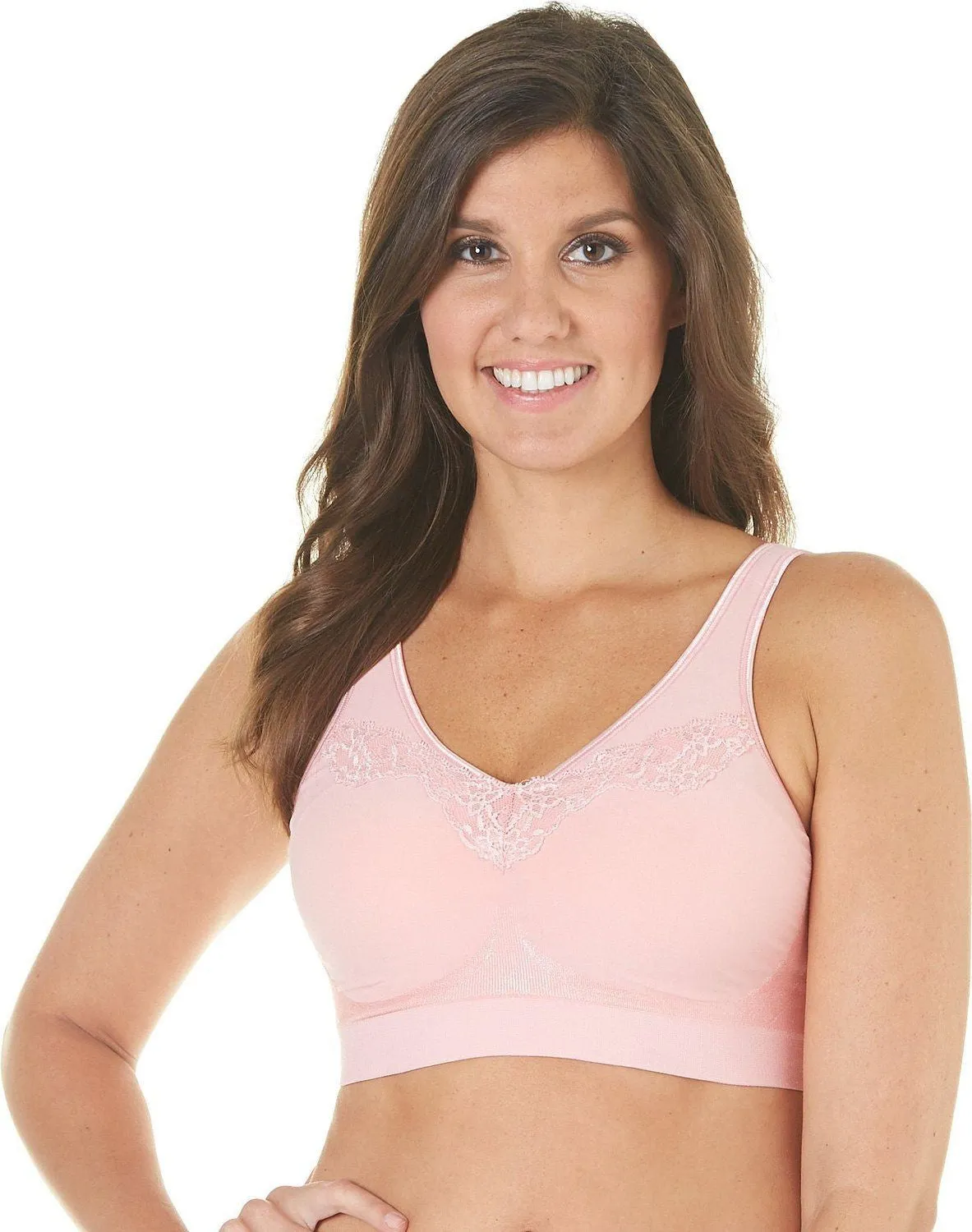 Bali Women's Comfort Revolution Shaping Wirefree Bra with Foam Cups Style 3488