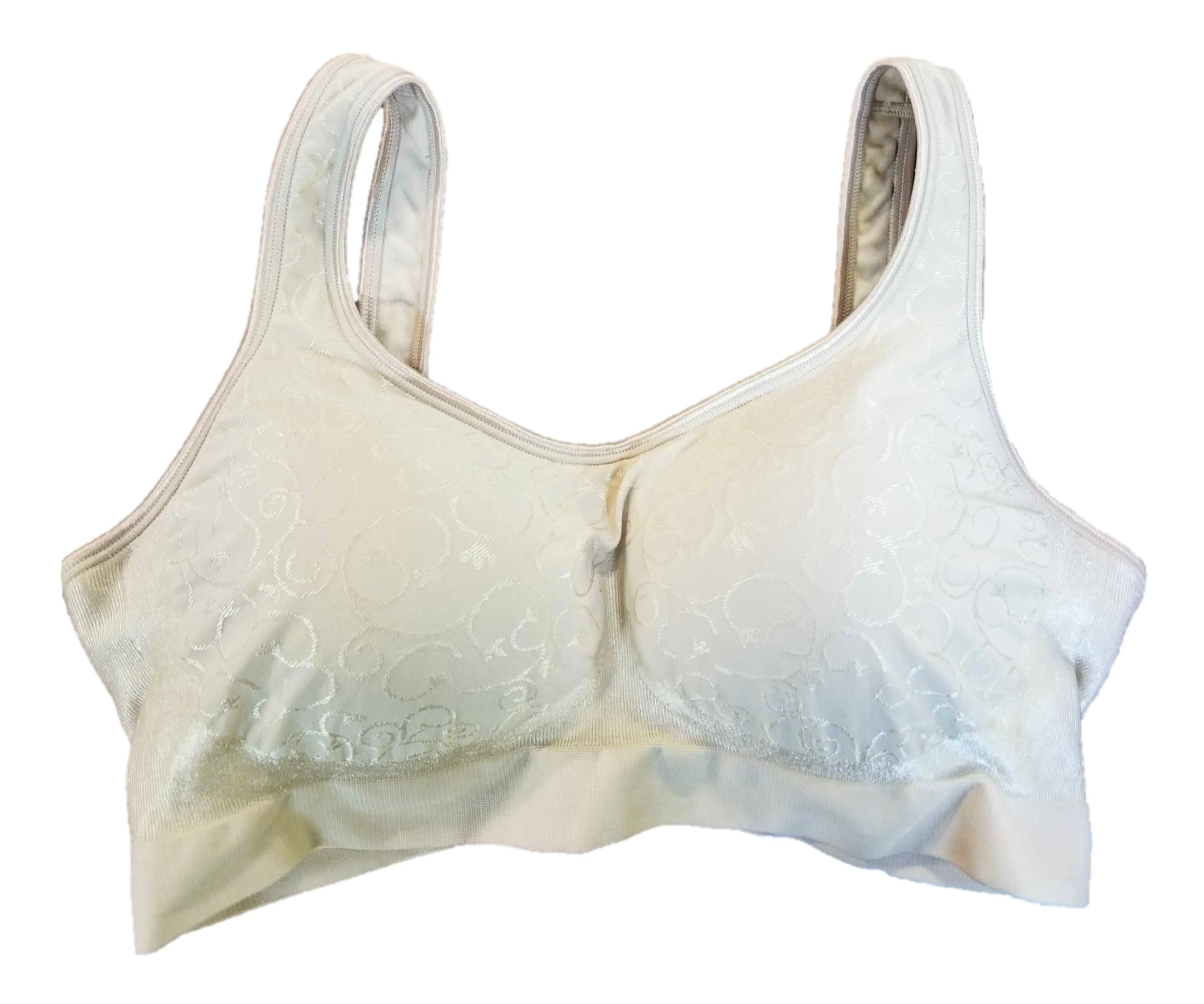 Bali Women's Comfort Revolution Shaping Wirefree Bra with Foam Cups Style 3488