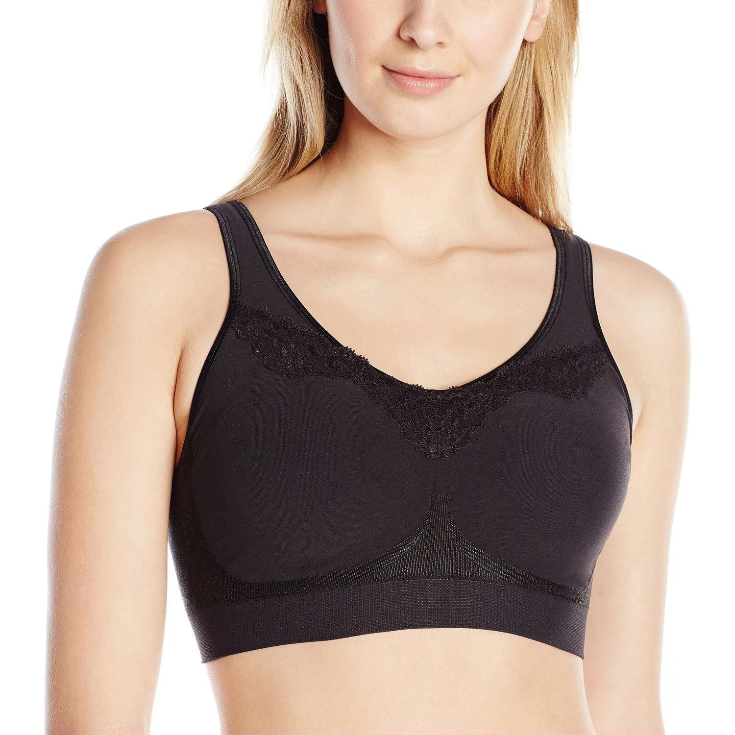 Bali Women's Comfort Revolution Shaping Wirefree Bra with Foam Cups Style 3488