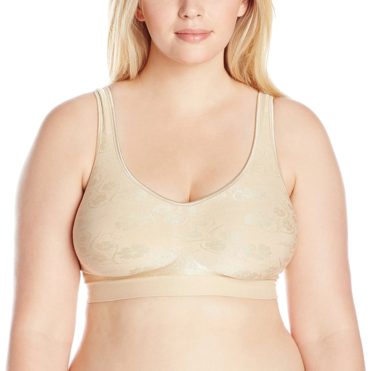 Bali Women's Comfort Revolution Shaping Wirefree Bra with Foam Cups Style 3488