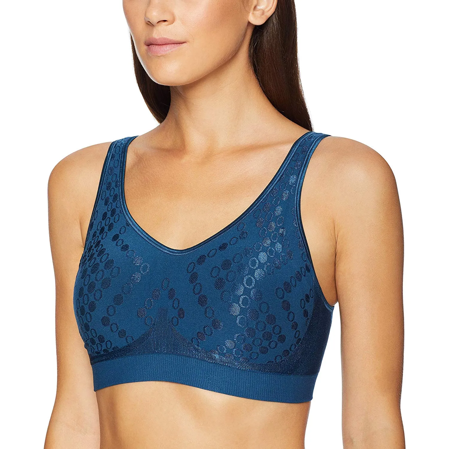 Bali Women's Comfort Revolution Shaping Wirefree Bra with Foam Cups Style 3488