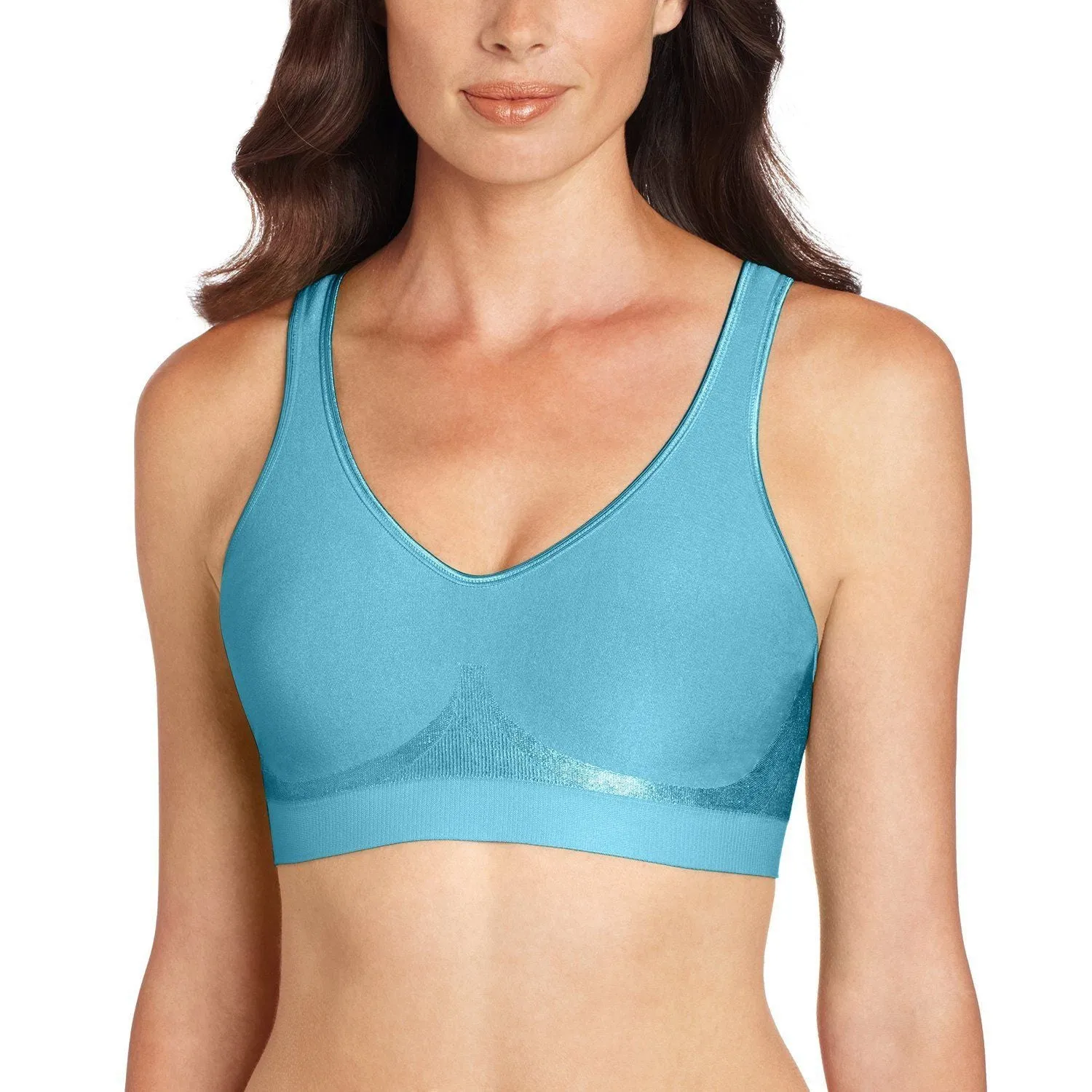 Bali Women's Comfort Revolution Shaping Wirefree Bra with Foam Cups Style 3488