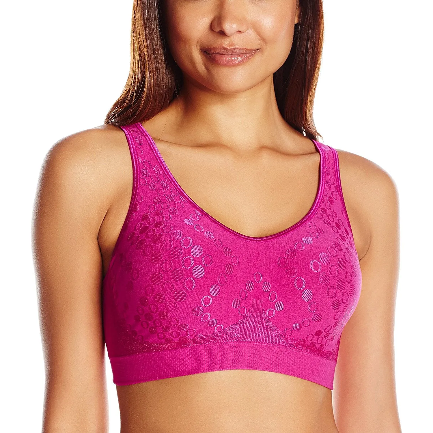 Bali Women's Comfort Revolution Shaping Wirefree Bra with Foam Cups Style 3488