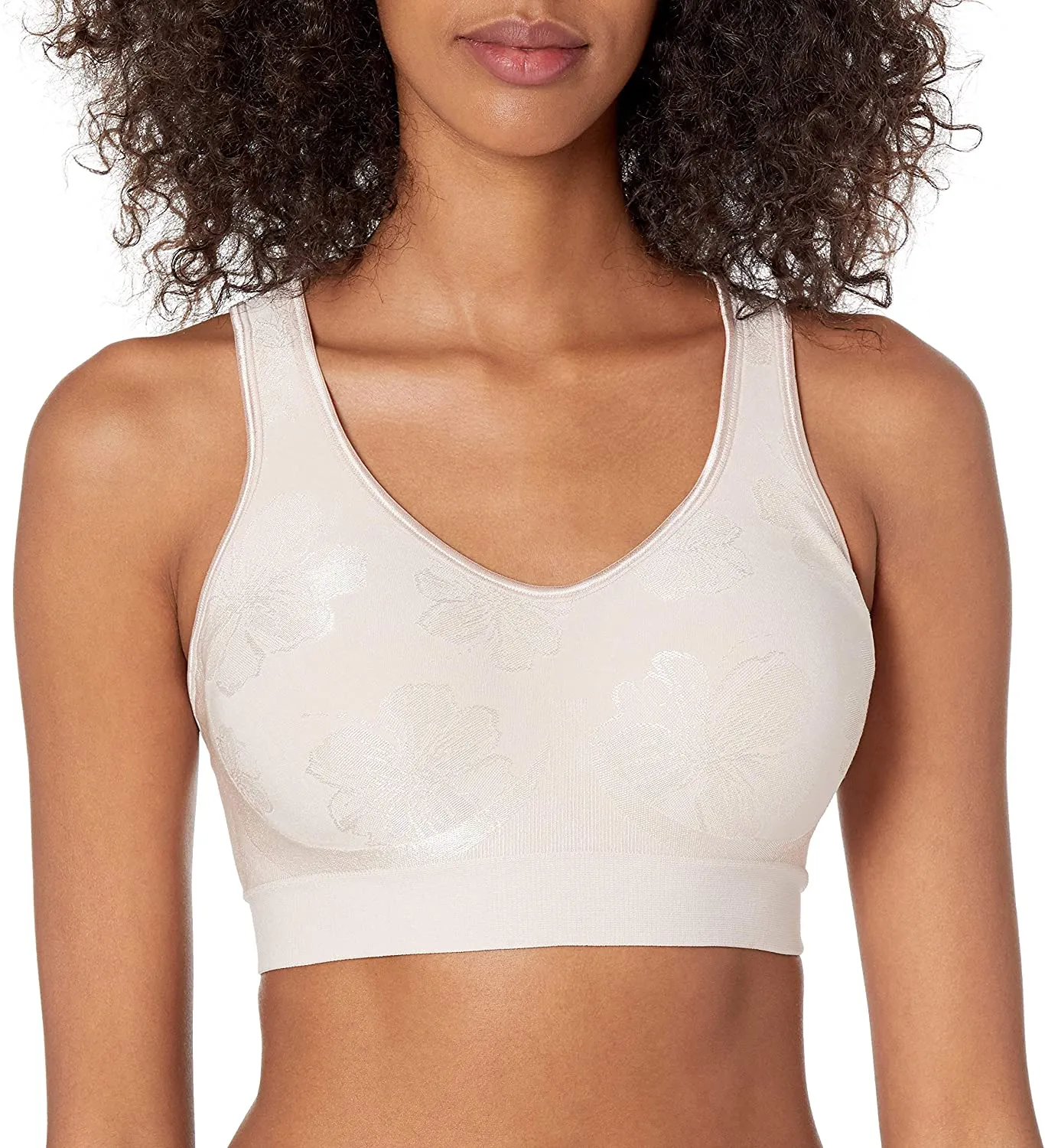Bali Women's Comfort Revolution Shaping Wirefree Bra with Foam Cups Style 3488
