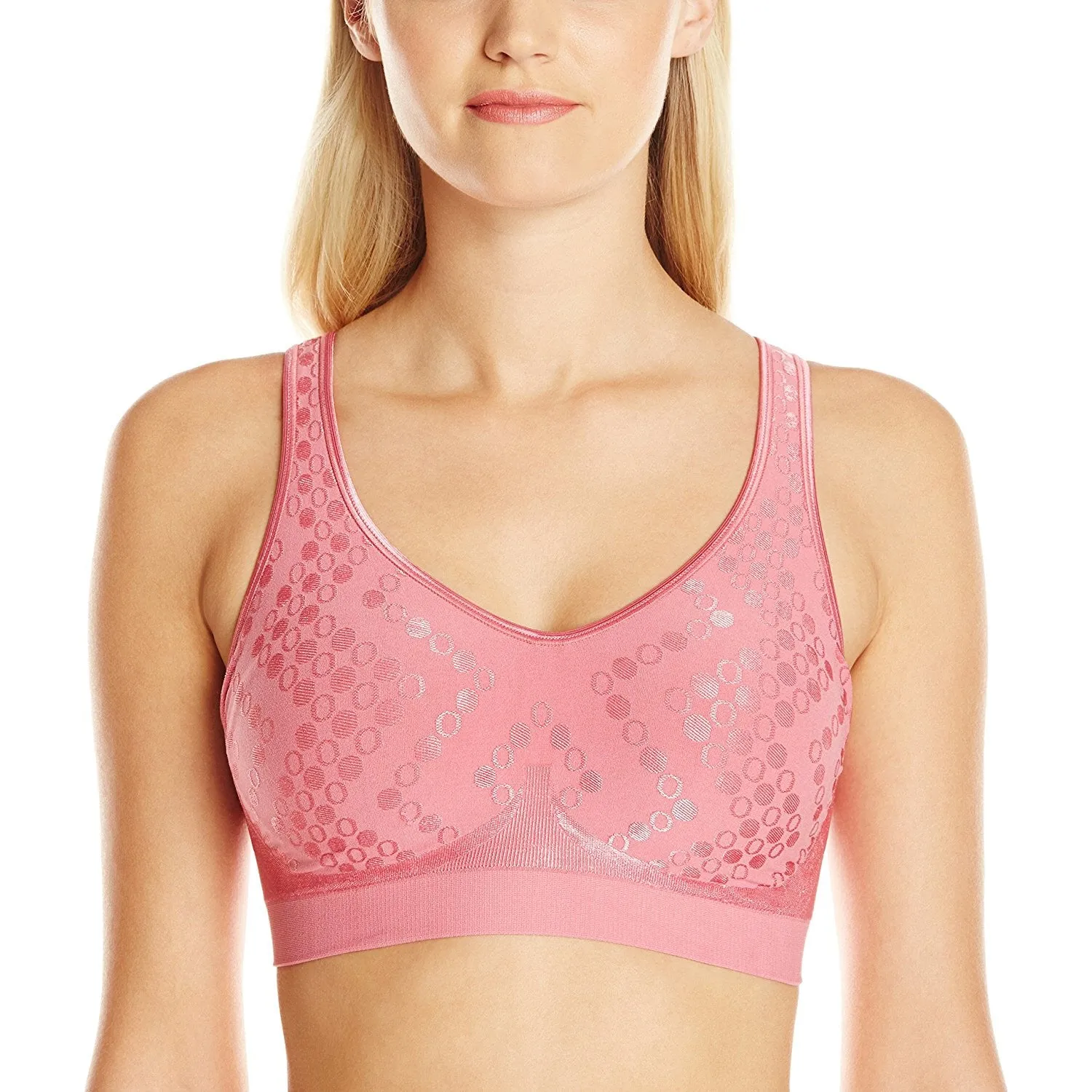 Bali Women's Comfort Revolution Shaping Wirefree Bra with Foam Cups Style 3488