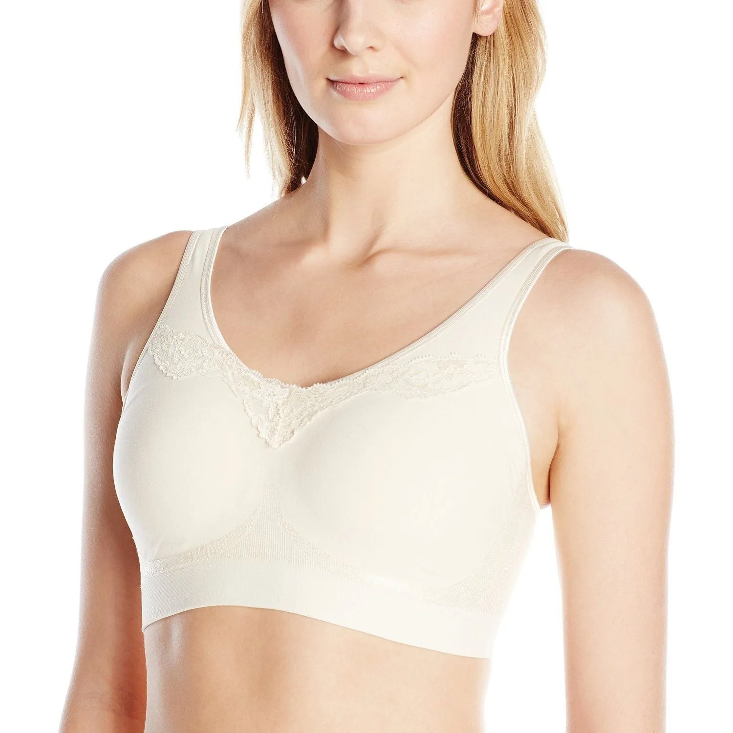 Bali Women's Comfort Revolution Shaping Wirefree Bra with Foam Cups Style 3488