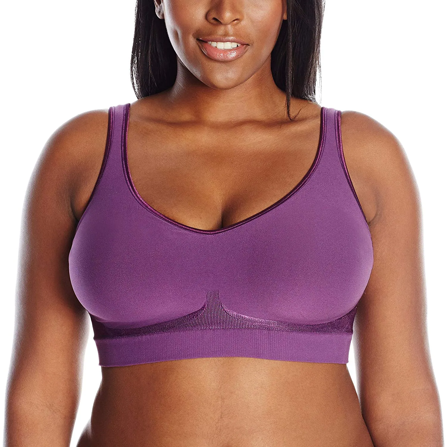 Bali Women's Comfort Revolution Shaping Wirefree Bra with Foam Cups Style 3488
