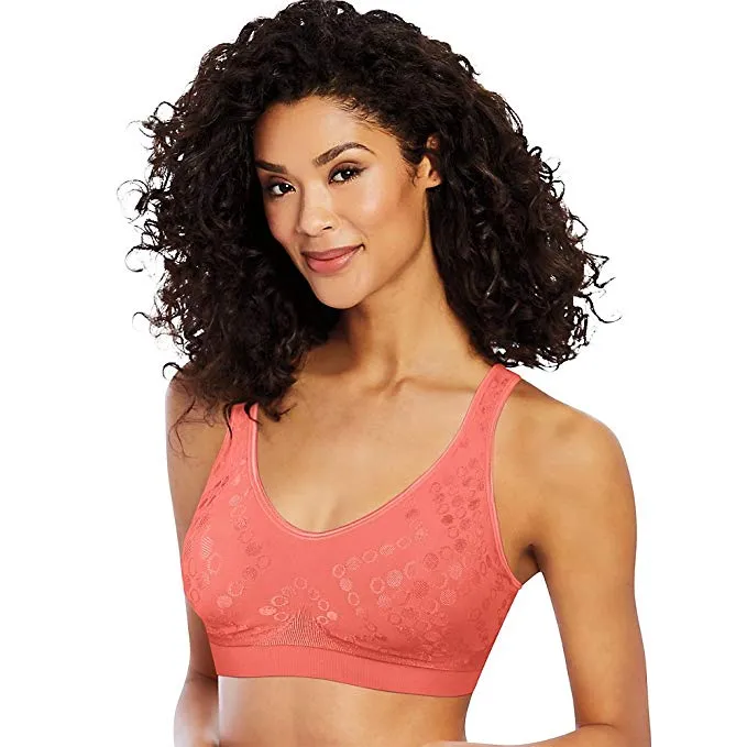 Bali Women's Comfort Revolution Shaping Wirefree Bra with Foam Cups Style 3488