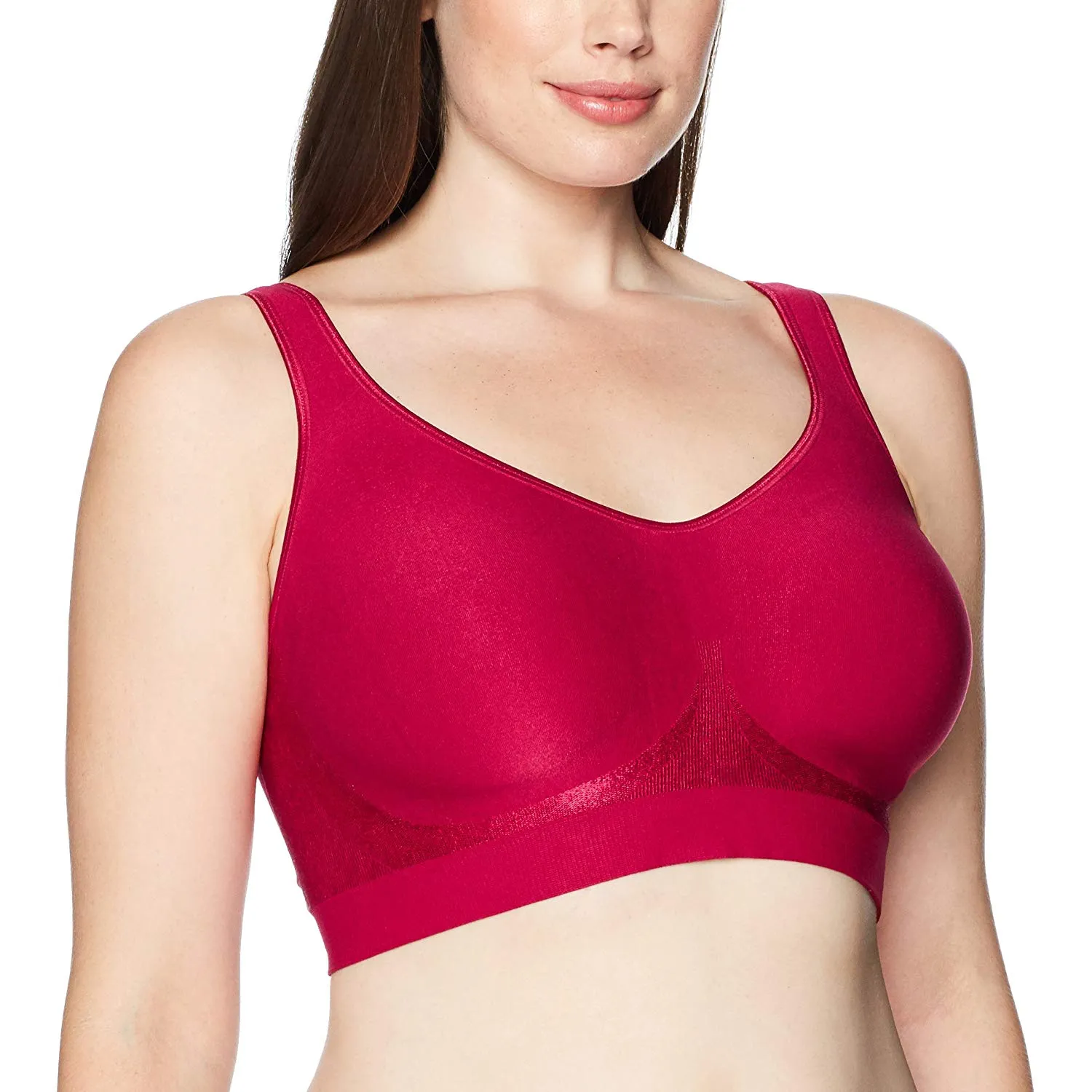 Bali Women's Comfort Revolution Shaping Wirefree Bra with Foam Cups Style 3488
