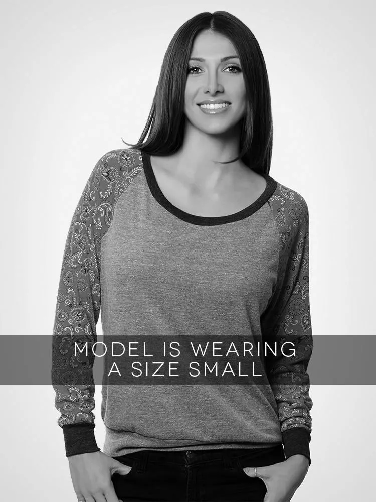 Bandana Slouchy Pullover