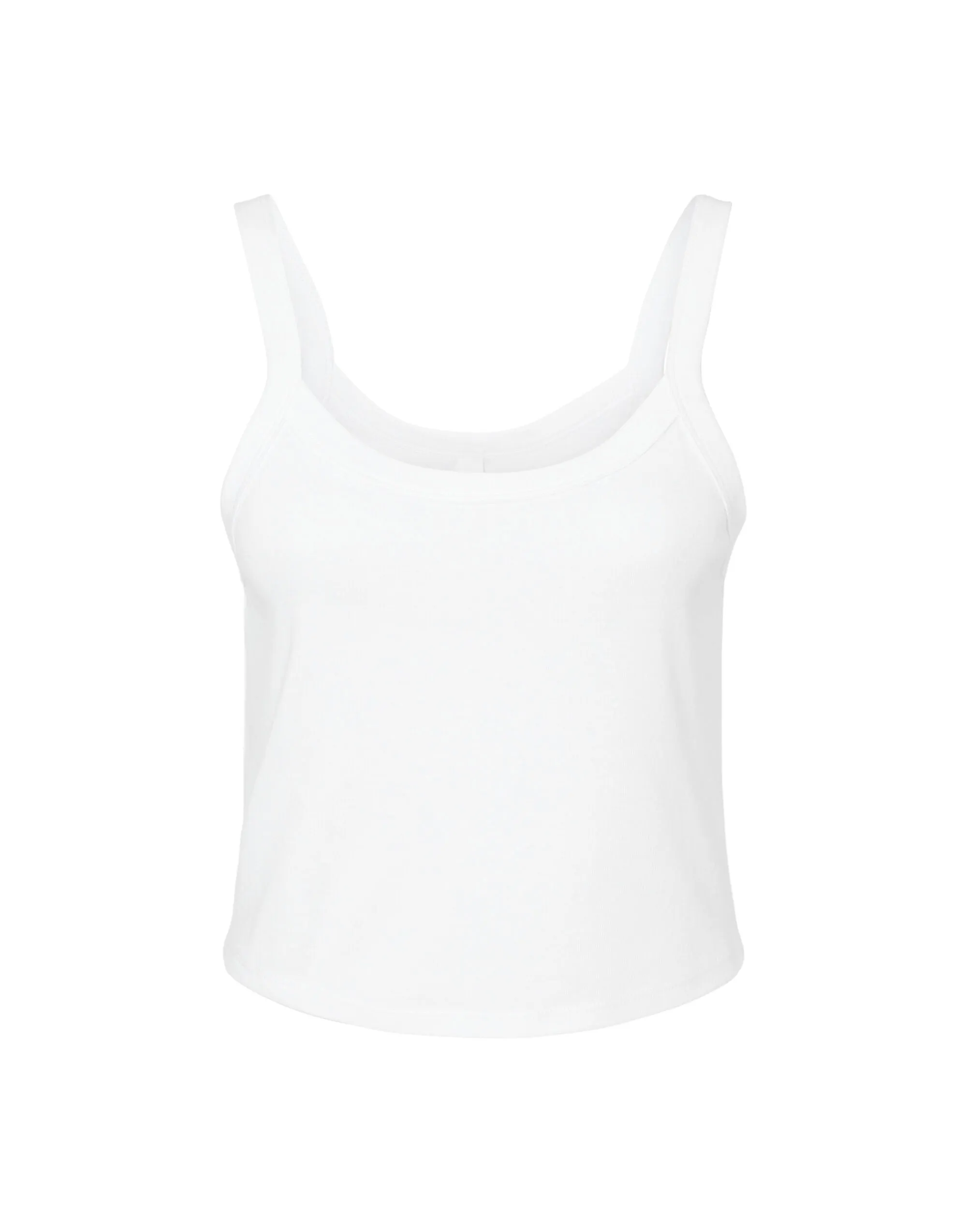 BE1012 Bella Women's Micro Rib Strap Tank