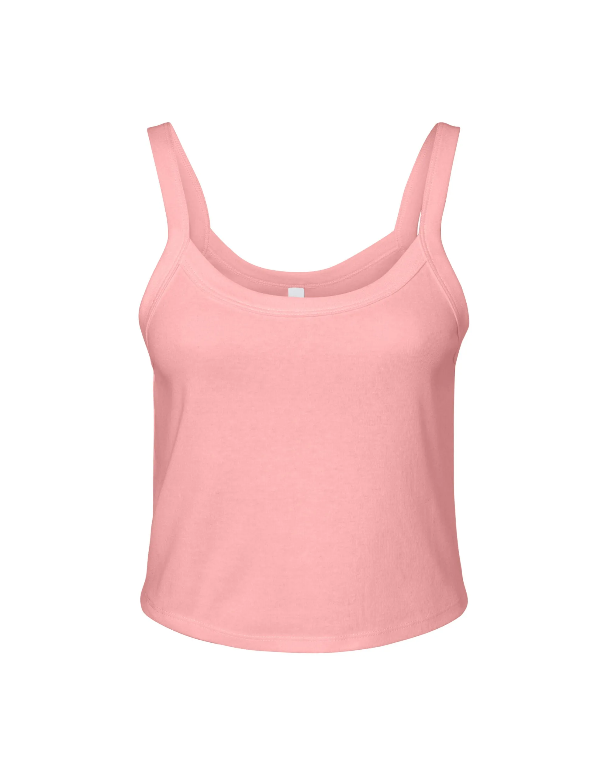 BE1012 Bella Women's Micro Rib Strap Tank