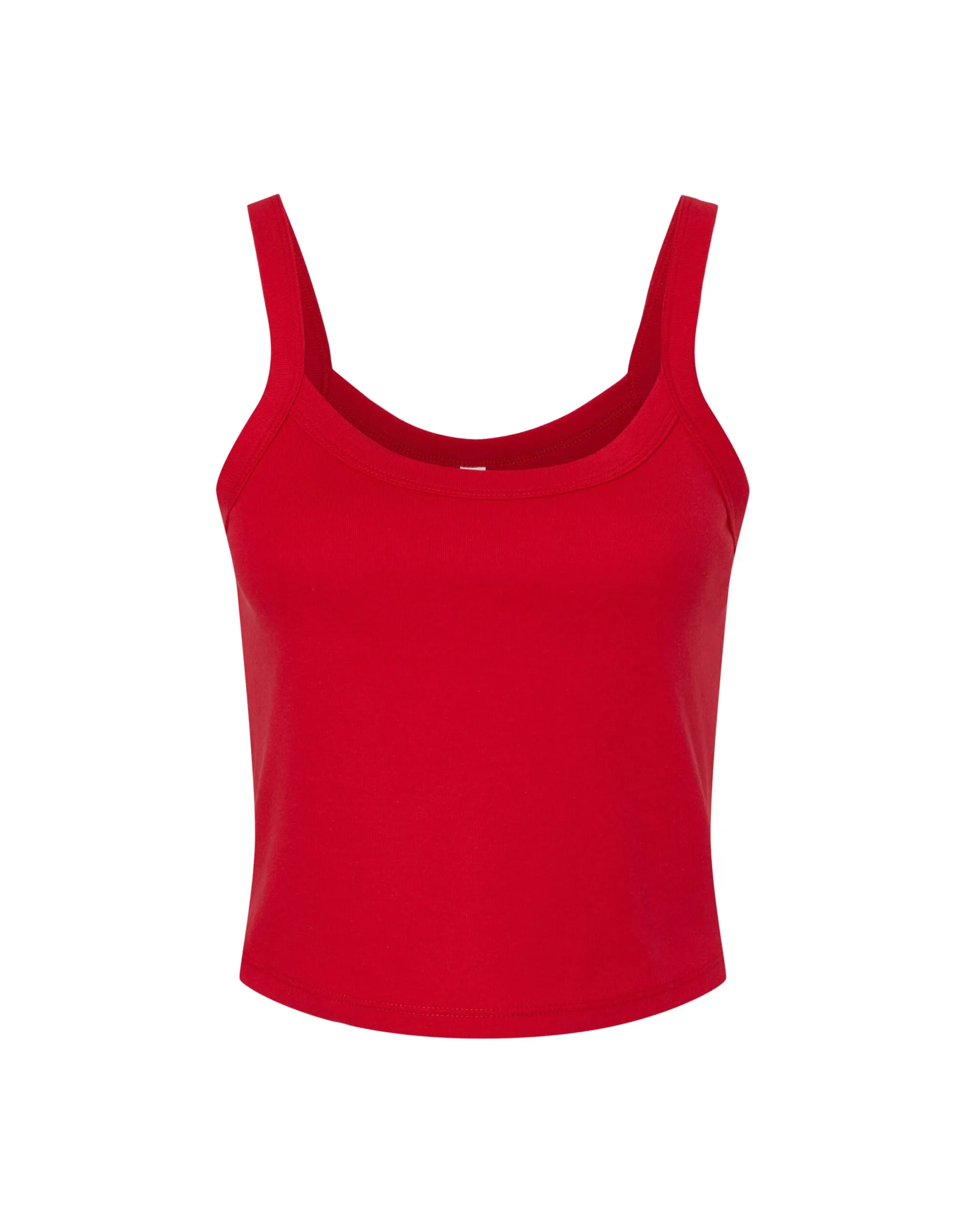 BE1012 Bella Women's Micro Rib Strap Tank
