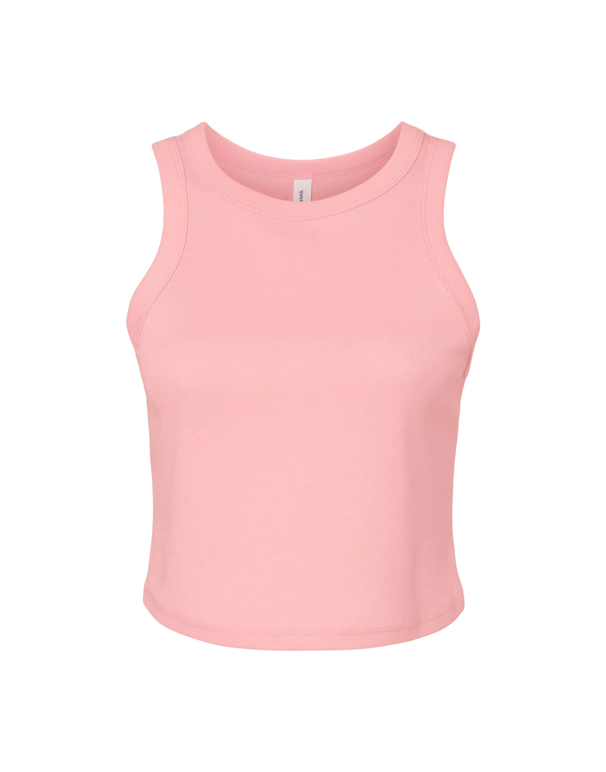 BE1019 Bella Women's Micro Rib Racer Tank