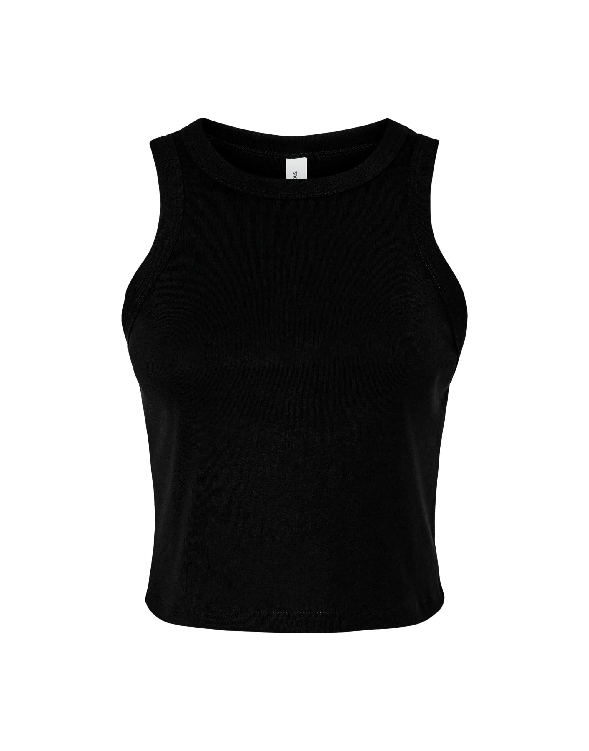 BE1019 Bella Women's Micro Rib Racer Tank