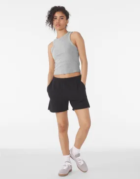 BE1019 Bella Women's Micro Rib Racer Tank
