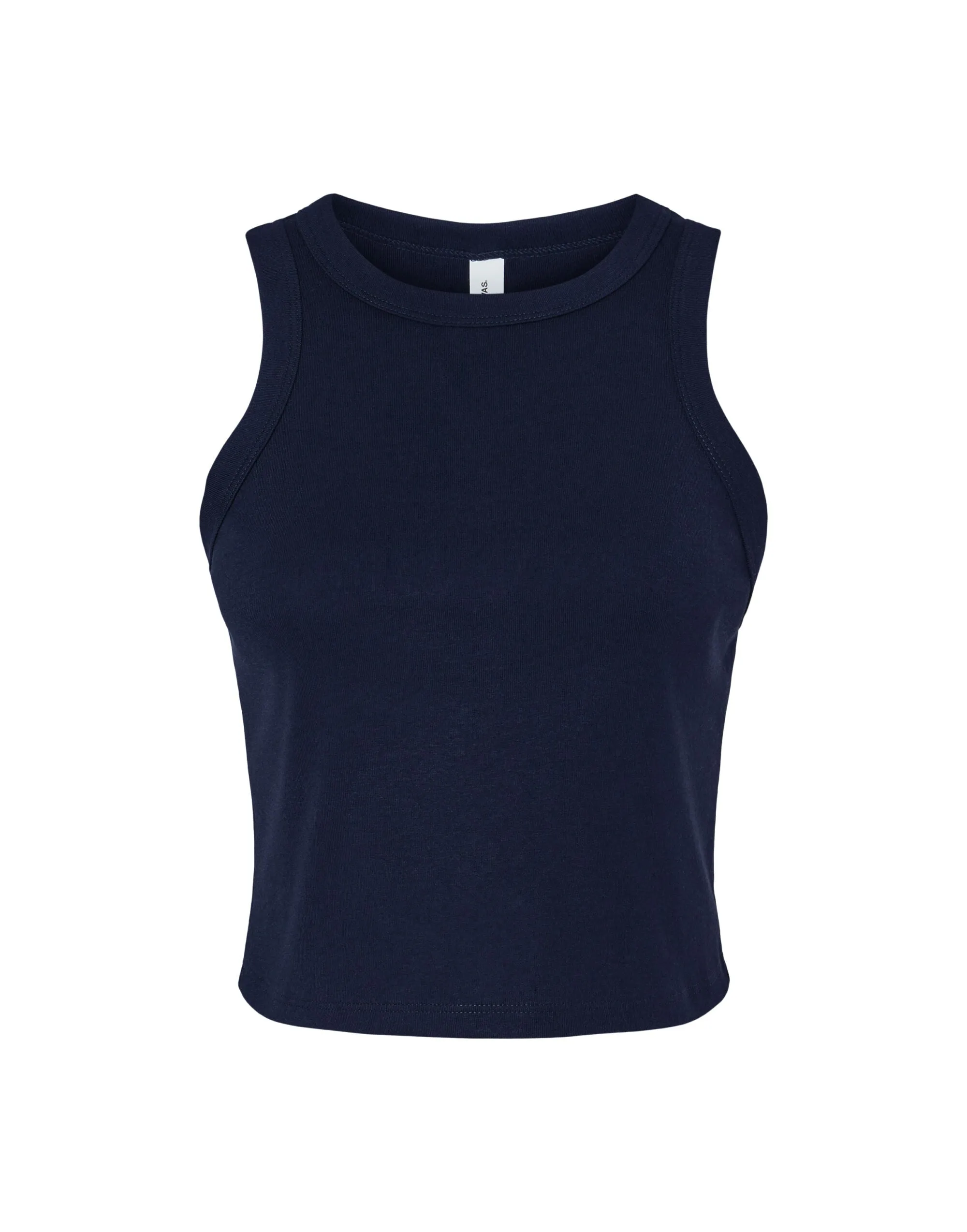 BE1019 Bella Women's Micro Rib Racer Tank