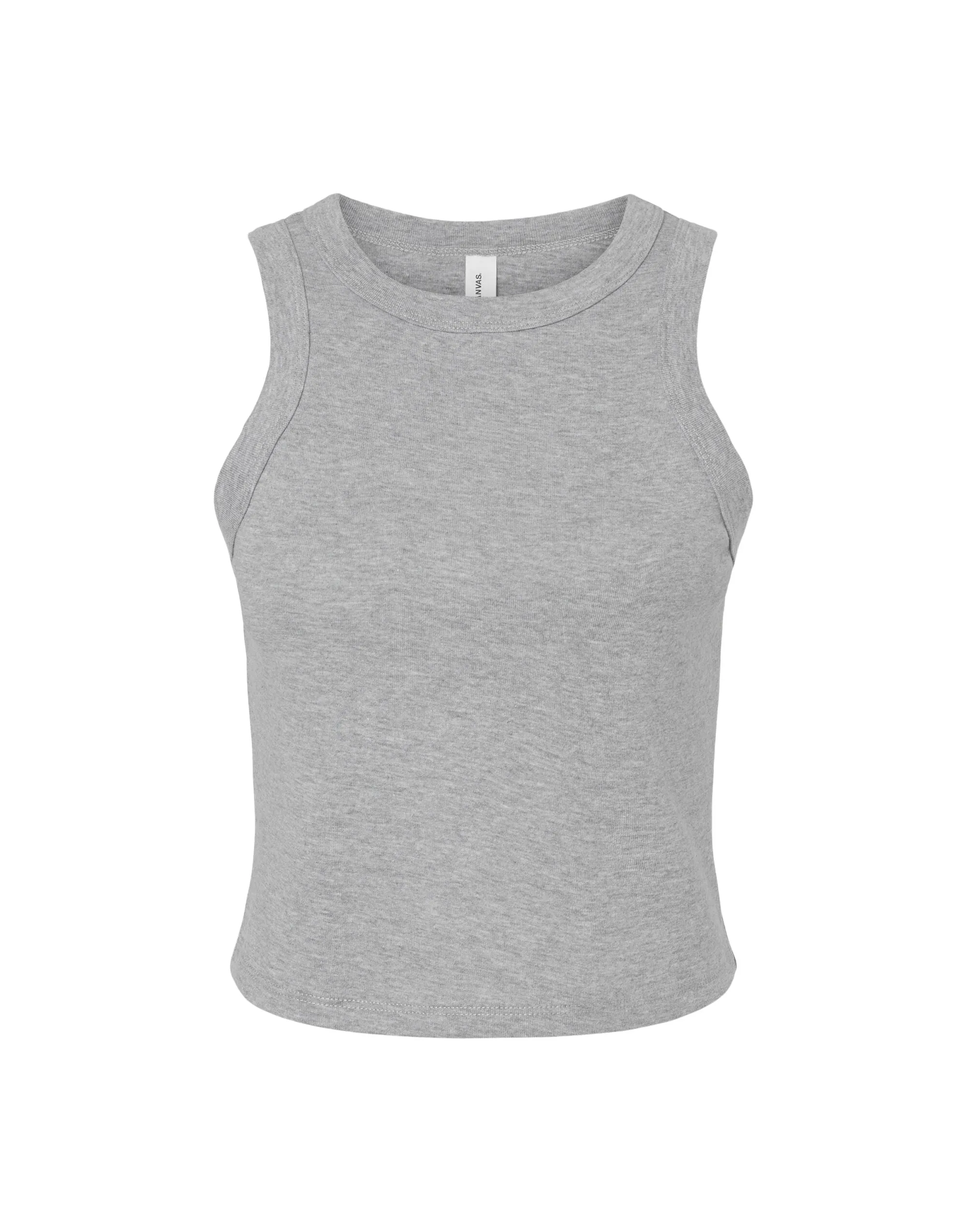 BE1019 Bella Women's Micro Rib Racer Tank