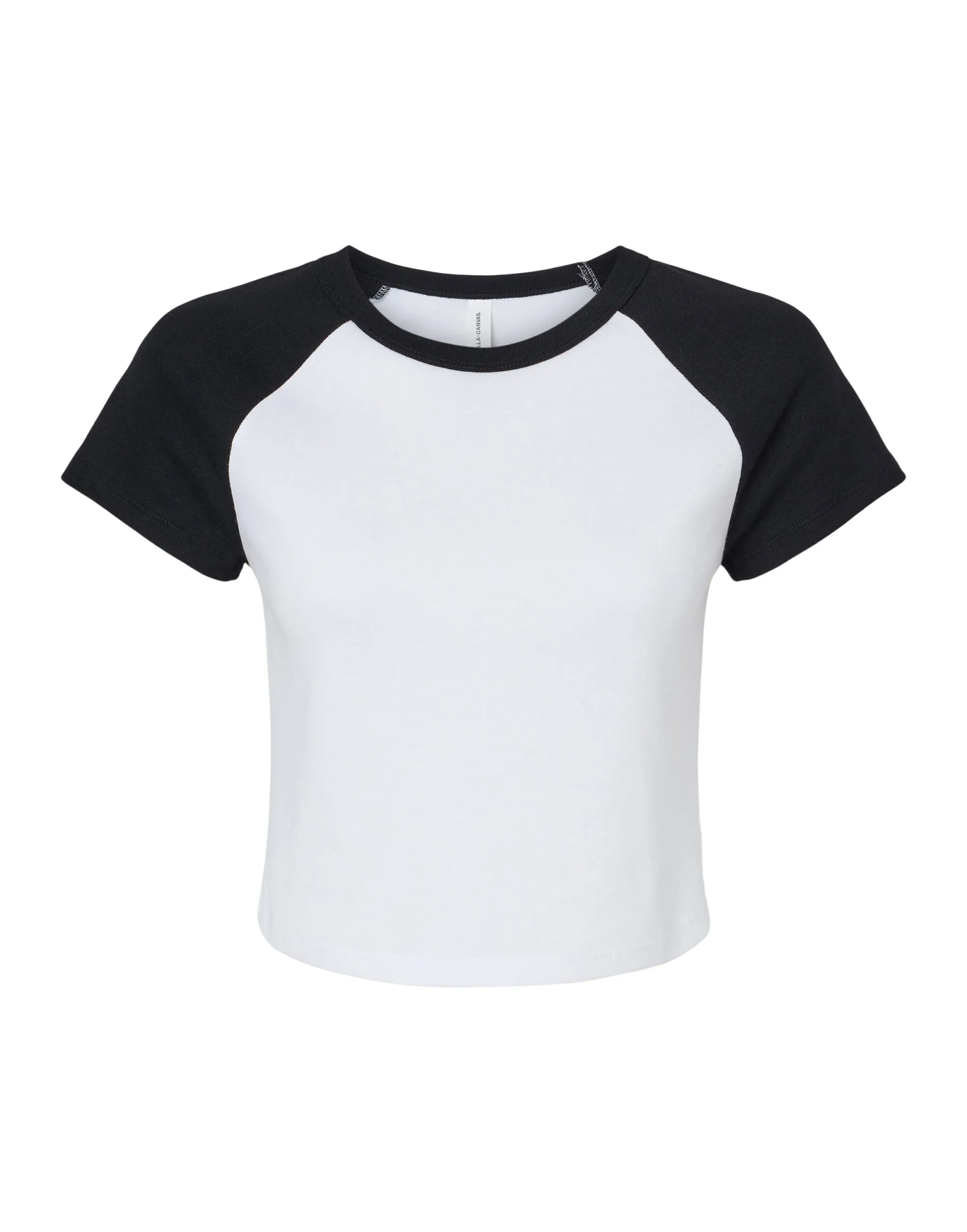 BE1201 Bella Women's Micro Rib Raglan Baby Tee