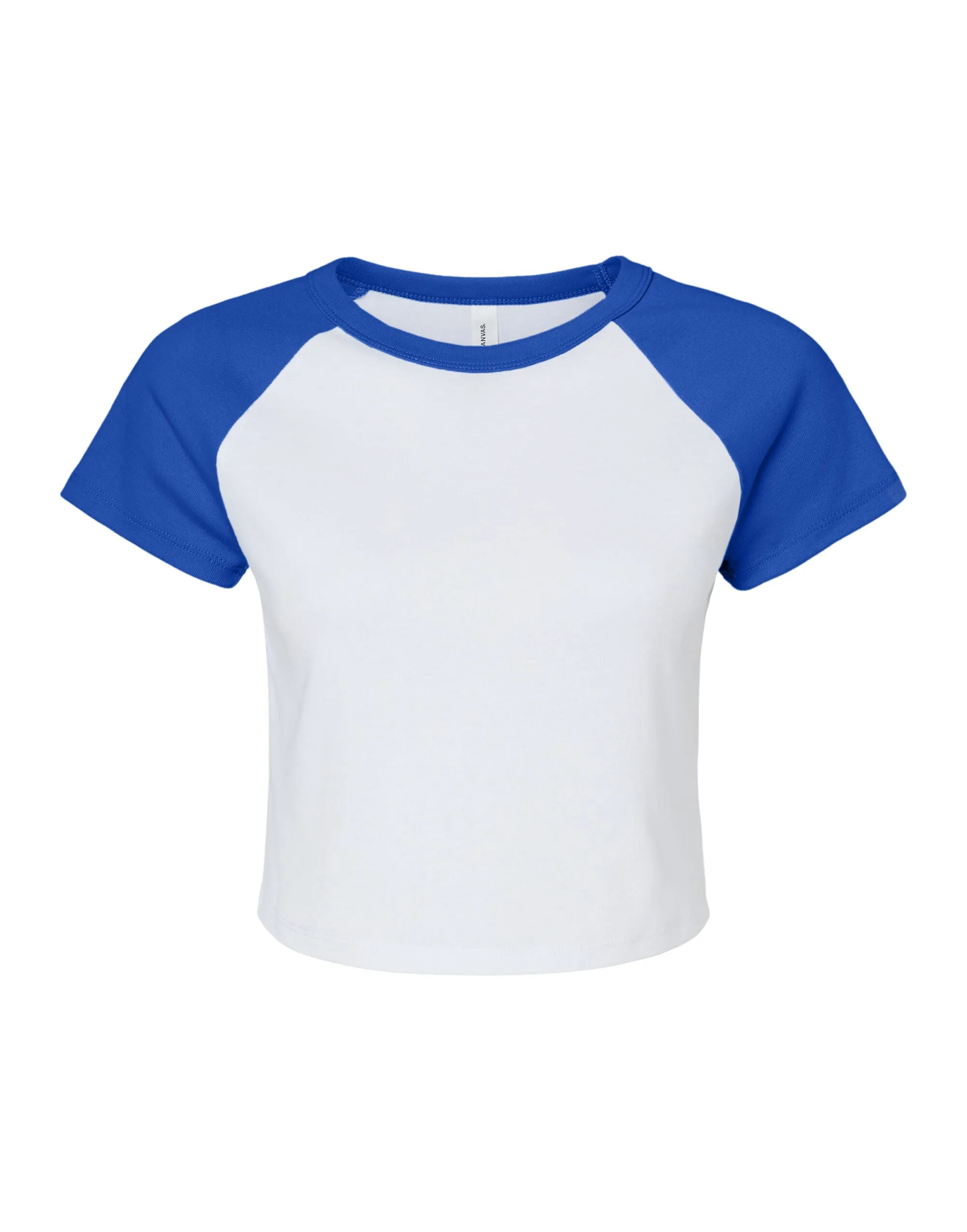 BE1201 Bella Women's Micro Rib Raglan Baby Tee