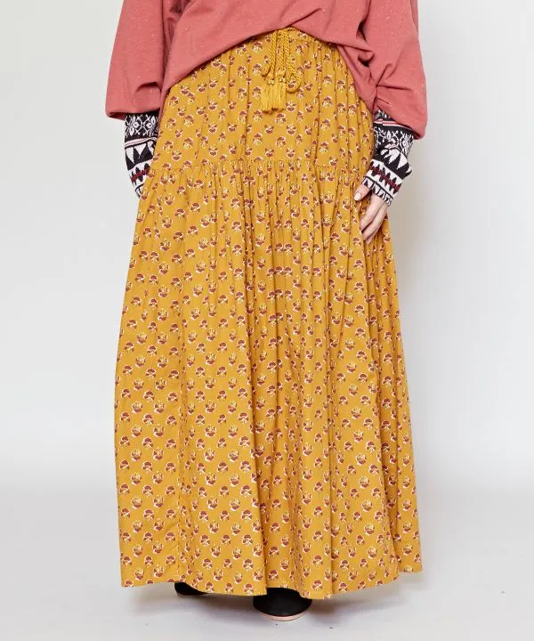Block Print Style Skirt