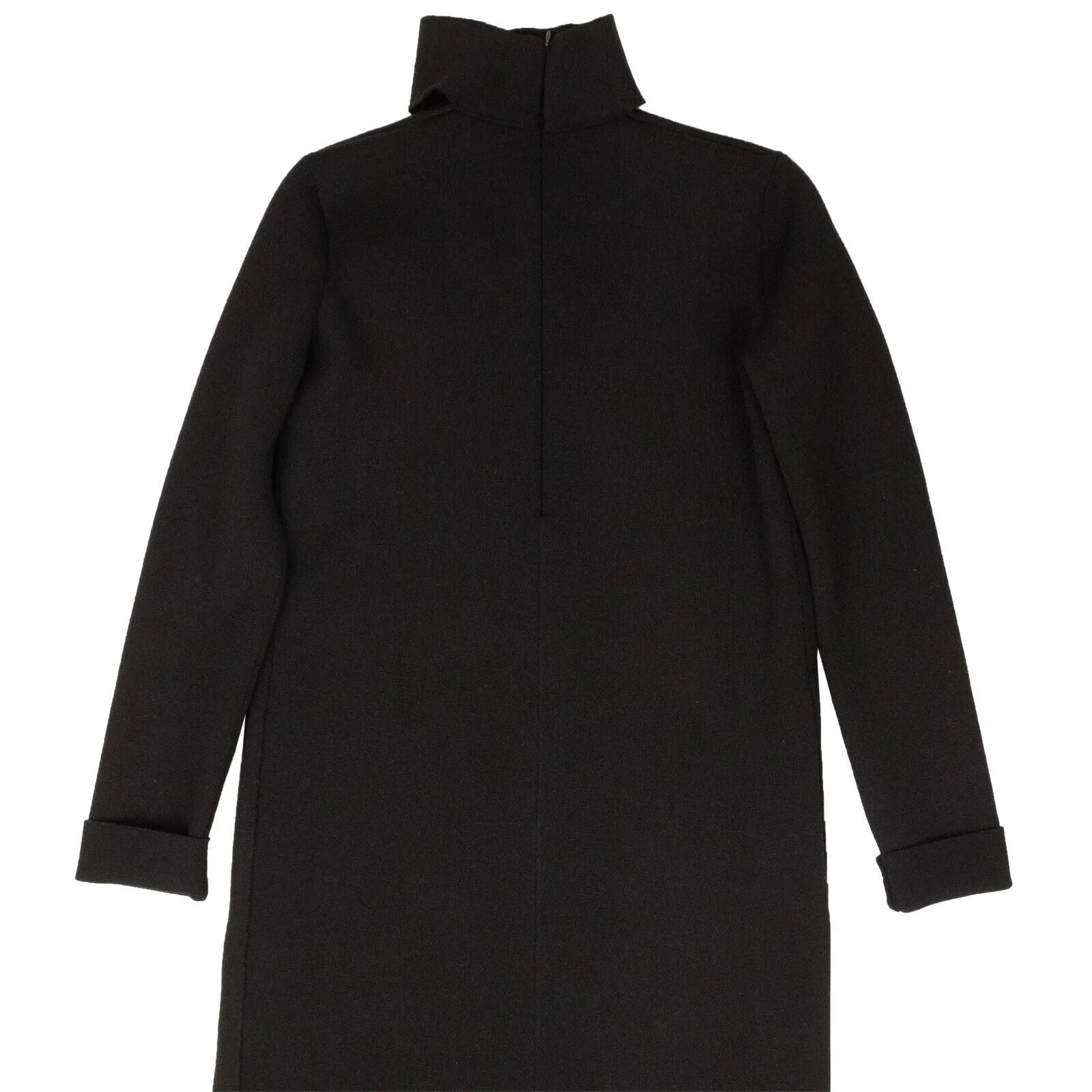 BOTTEGA VENETA Black Scoop Neck Knit Dress