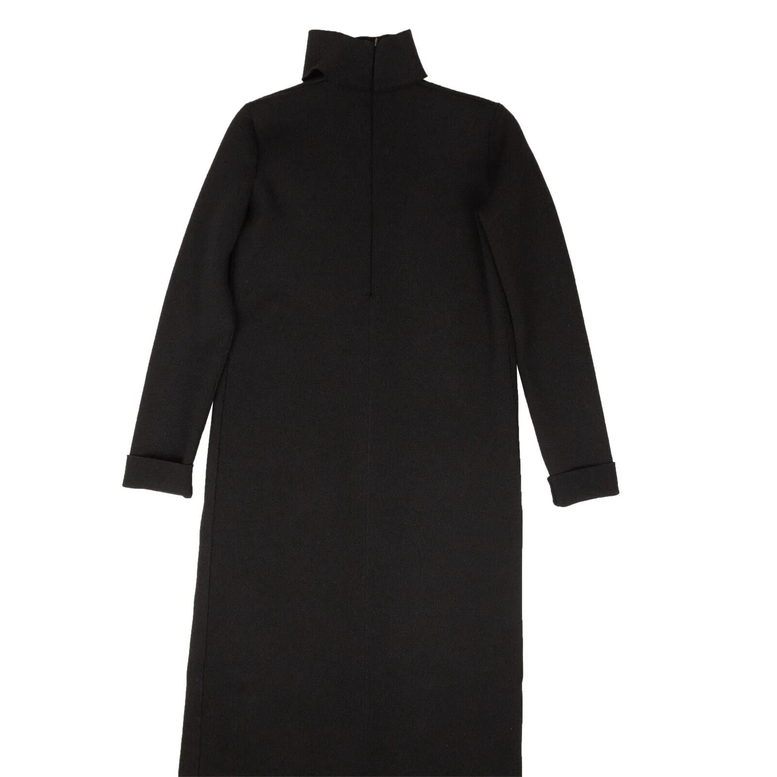 BOTTEGA VENETA Black Scoop Neck Knit Dress