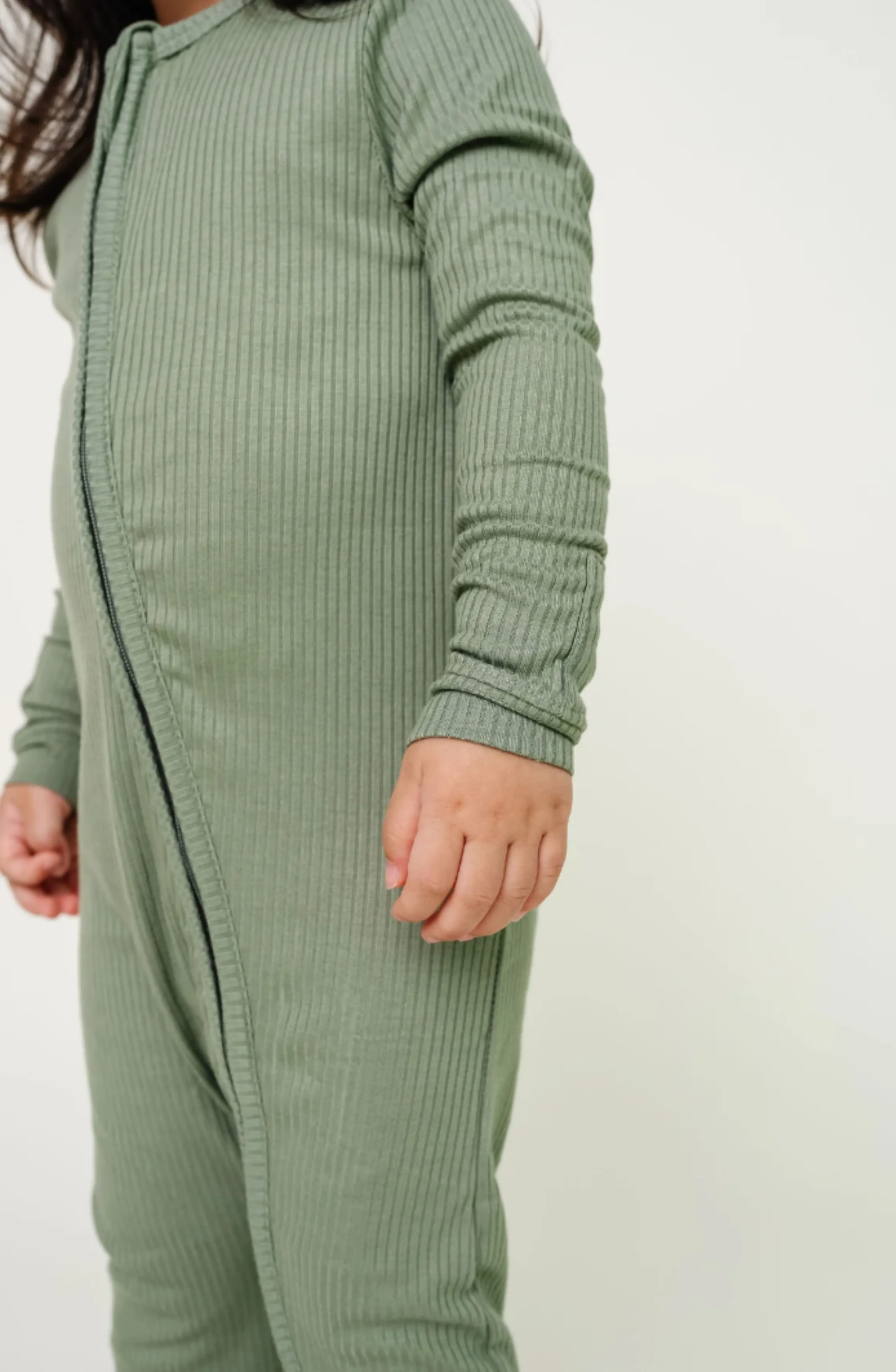 Clover Zip Up Footie Pajamas | Copper Pearl