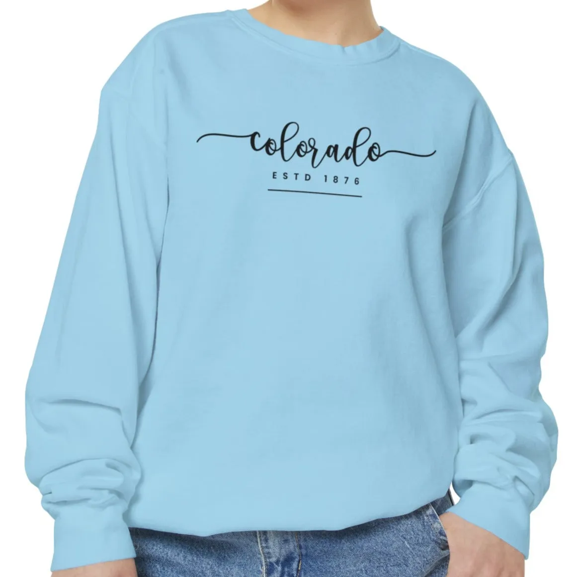 Comfort Colors Women's Sweatshirt - Colorado Pride Pullover