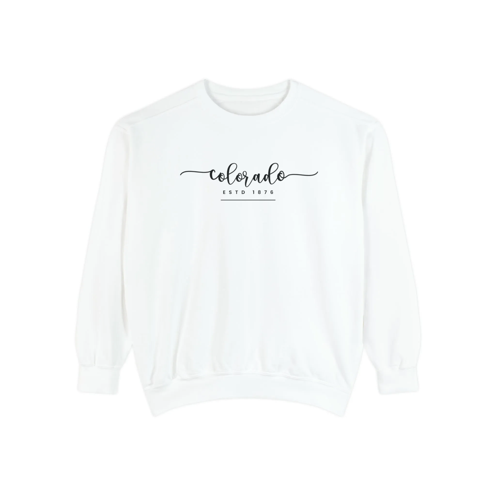 Comfort Colors Women's Sweatshirt - Colorado Pride Pullover