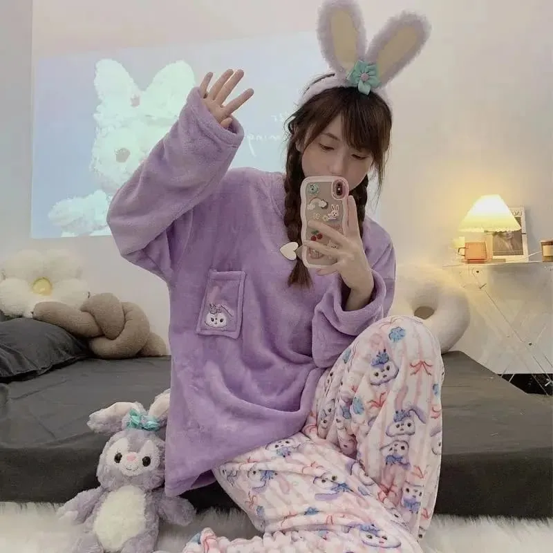 Disney Stellalou Pajamas Cute Sweet Homewear Suit 485407