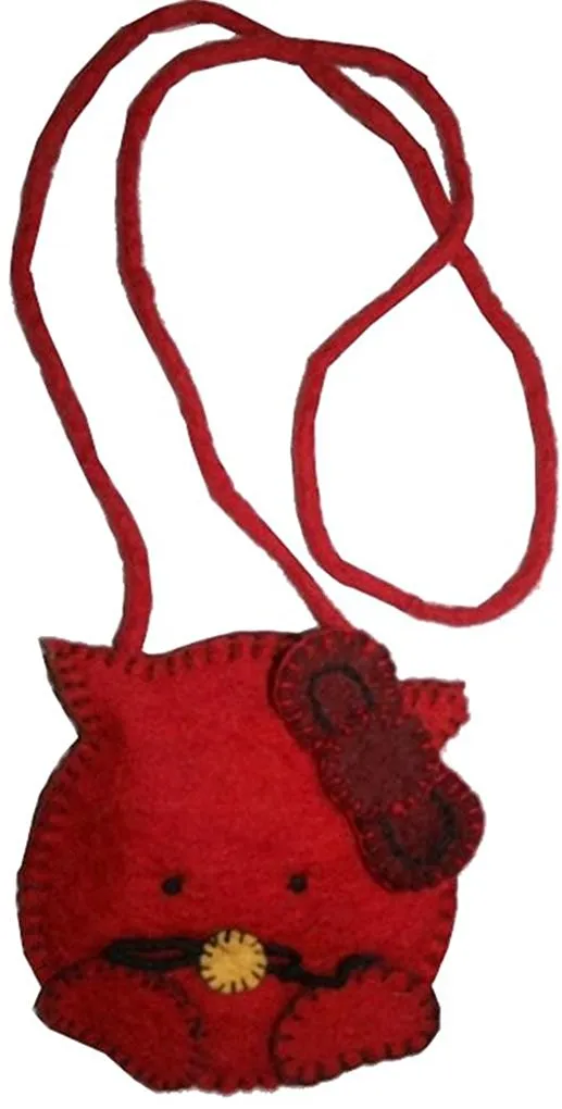 Felt Wool Cute Animal Design Coin Purse