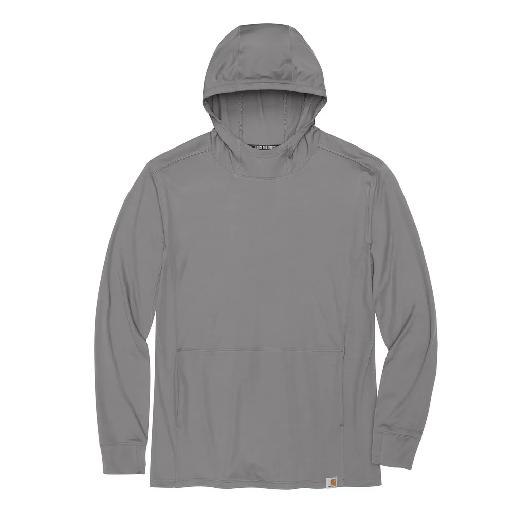 Force Sun Defender Lightweight Long-Sleeve Hooded T-Shirt - APH-Asphalt | Carhartt 106923