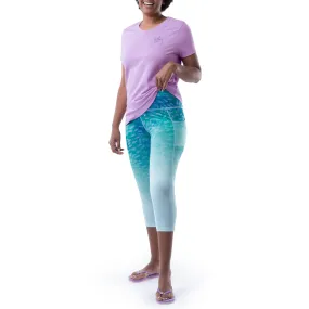 Ladies Blue Radar Yoga Pants
