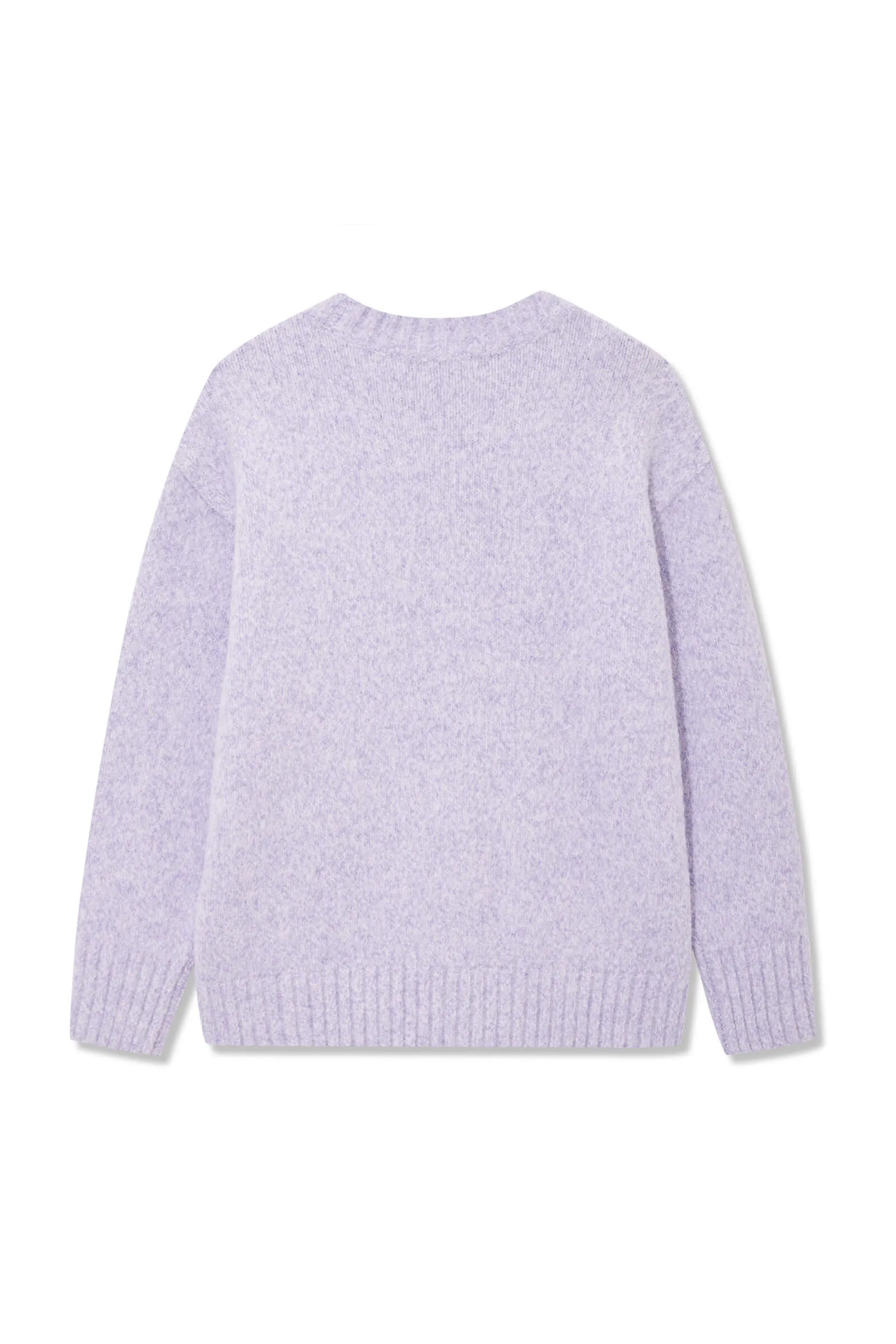 LILY Fun Embroidered Round Neck Sweater