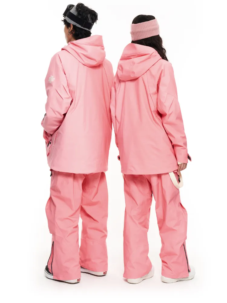 LITAN Gradient Color Mountain Snow Jacket - Women's