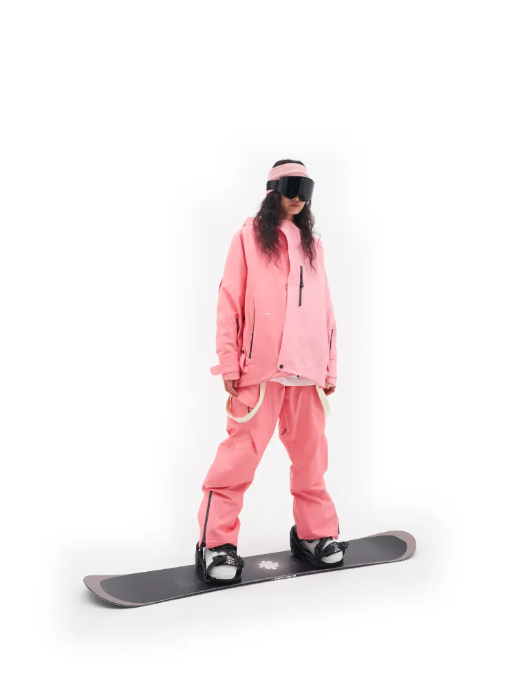 LITAN Gradient Color Mountain Snow Jacket - Women's