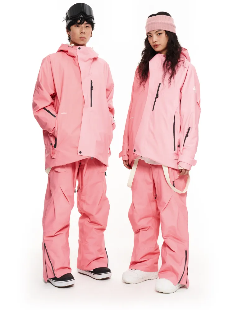 LITAN Gradient Color Mountain Snow Jacket - Women's
