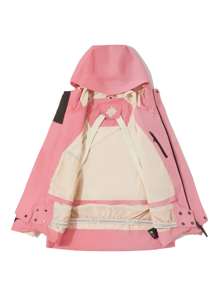 LITAN Gradient Color Mountain Snow Jacket - Women's