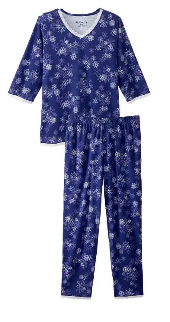 Open Back Top & Pull-On Pant Pajama Set