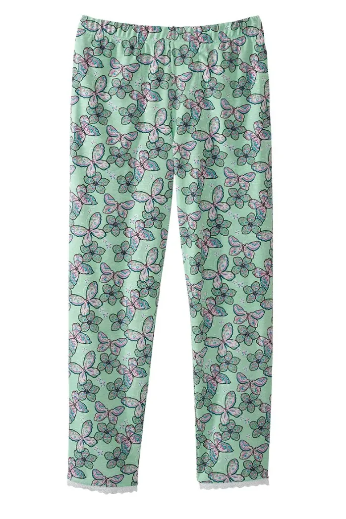 Open Back Top & Pull-On Pant Pajama Set