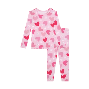 Posh Peanut Basic Long Sleeve Pajamas - Daisy Love
