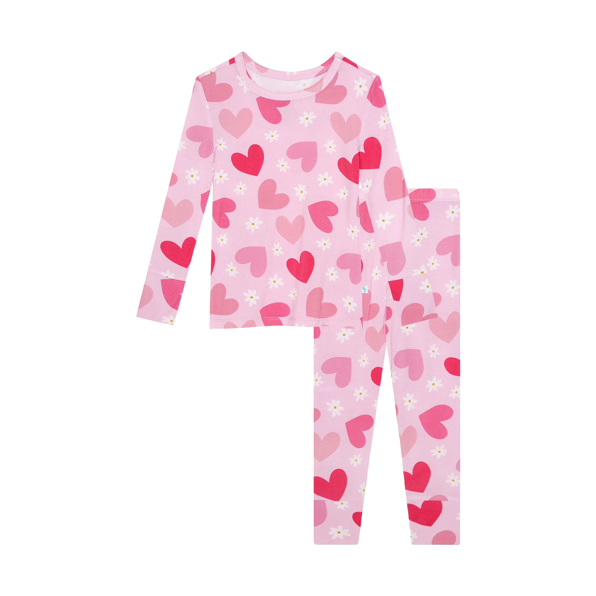 Posh Peanut Basic Long Sleeve Pajamas - Daisy Love