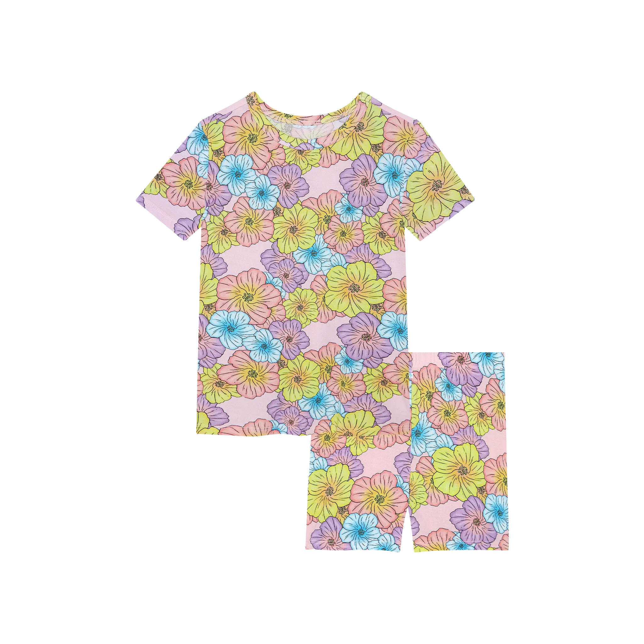 Posh Peanut Basic Short Sleeve Short Pajamas - Kourtney