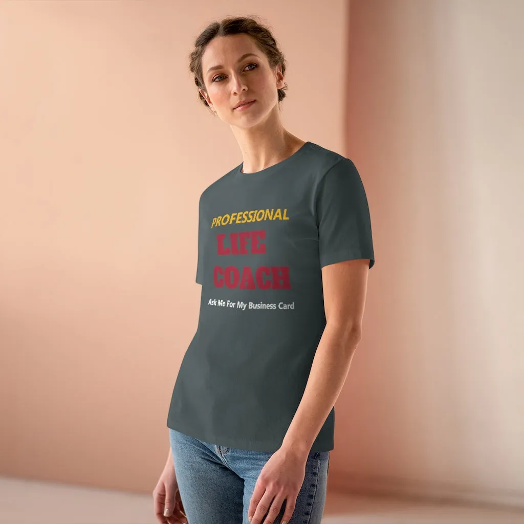 Professional Life Coach, Women's Premium Tee