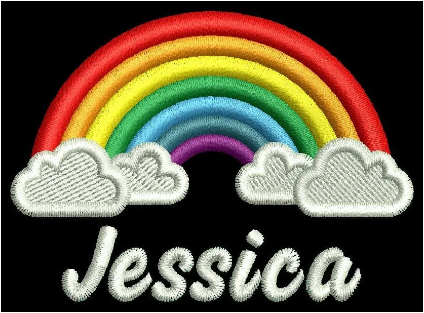 Rainbow with Clouds Softshell Jacket