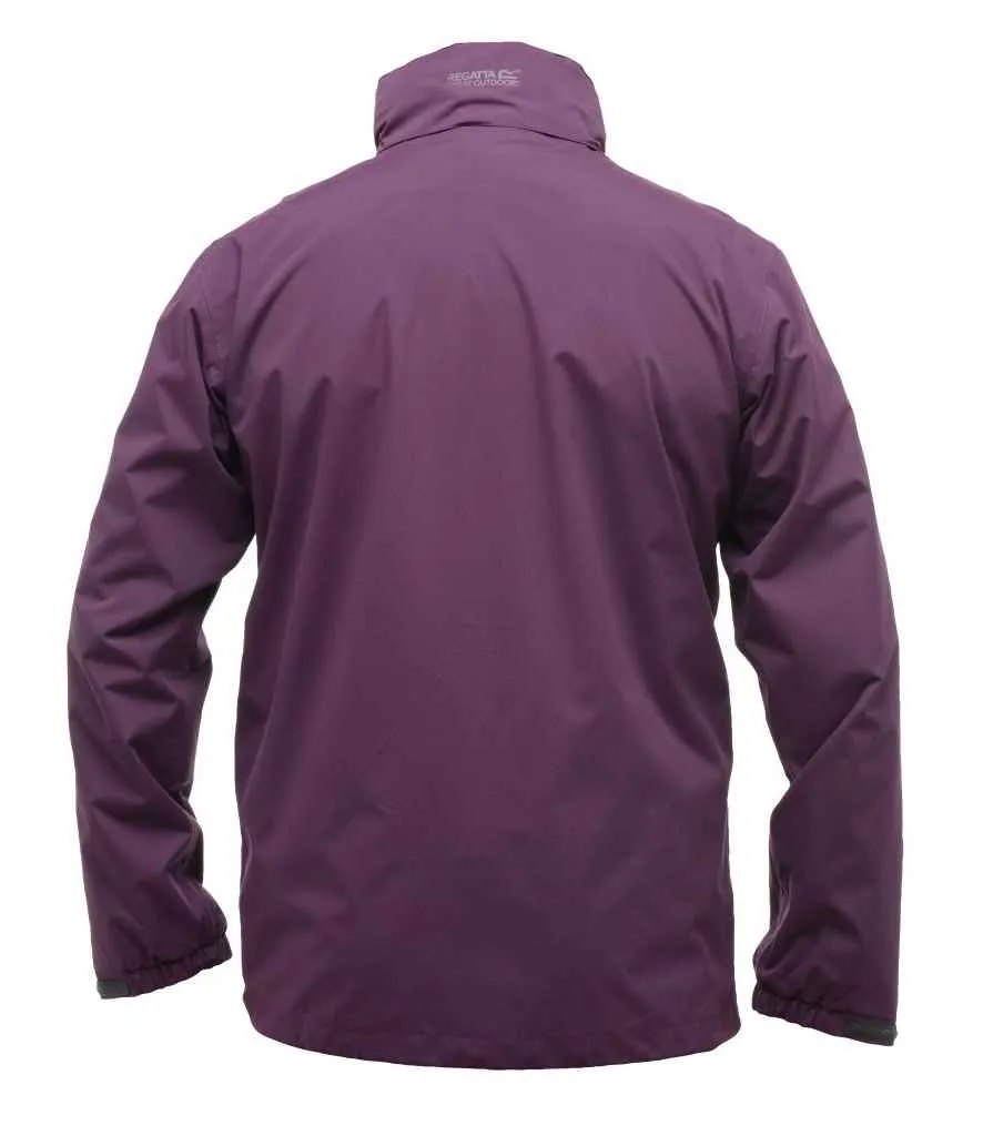 Regatta Ardmore Waterproof Shell Jacket | Majestic Purple/Seal Grey